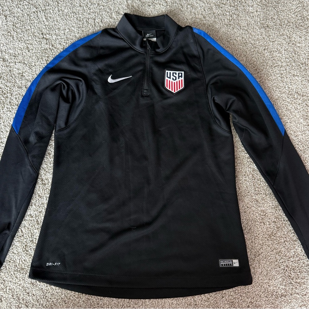 US Soccer Nike Men’s 1/4 Zip Pullover Jacket